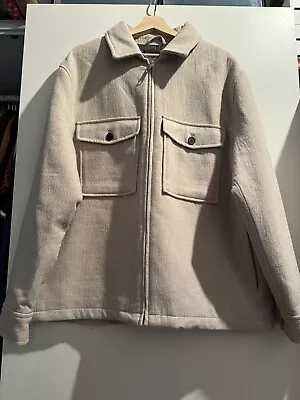 Buy H&M Men’s Beige Zip Jacket - Large • 10£
