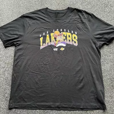 Buy Looney Tunes X LA Lakers Tazmanian Devil T-Shirt Space Jam XXL • 24.95£