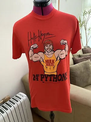 Buy Hulk Hogan WWF Retro T Shirt Original New 24” Pythons - Unworn • 150£