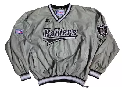 Buy Vintage Raiders Starter Jacket XXL • 67.99£