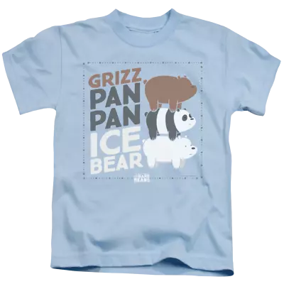 Buy We Bare Bears Grizz Pan Pan Ice Bear - Kid's T-Shirt • 19.89£