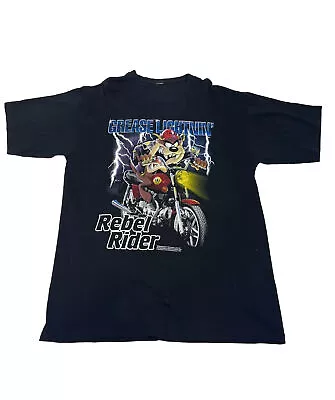 Buy Men’s Looney Tunes Taz Rebel Rider Tshirt Size XL • 40£
