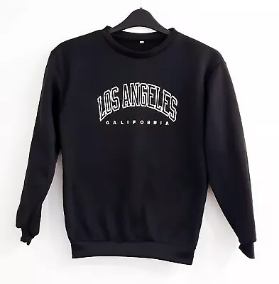 Buy Los Angeles California Black Long Sleeved Jumper XS Casual Hipster Christmas • 5.99£