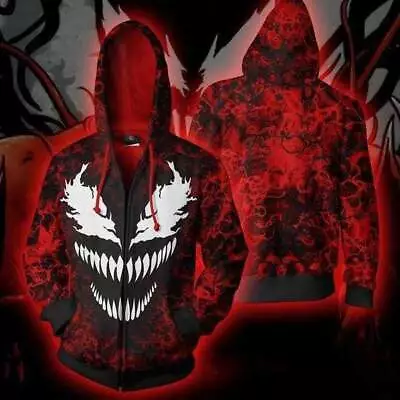 Buy Comics Venom Hoodie Cosplay Adult Hooded Sweatshirt Casual Men Clothing Gift • 28.44£