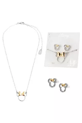 Buy Disney Kids Girls Minnie Mouse Jewellery Set • 8.49£
