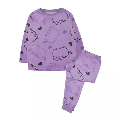 Buy Pusheen Girls All-Over Print Long Pyjama Set NS7653 • 18.47£