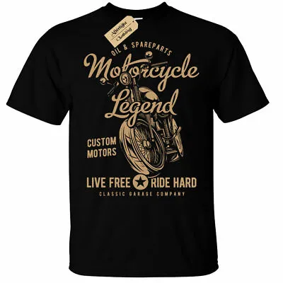 Buy Motorcycle Legend T-Shirt Mens Biker Top Motorbike • 12.95£