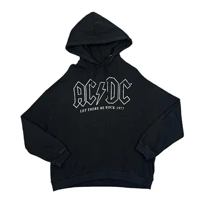 Buy AC/DC  Let There Be Rock 1977  Hard Rock Band Graphic  Hoodie Women's Large • 13.60£