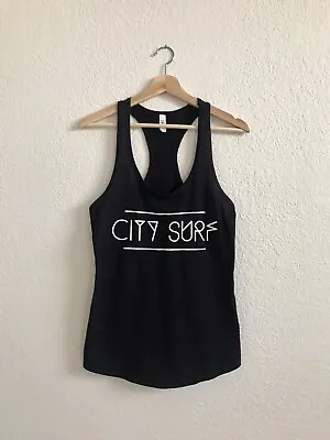 Buy NEW City Surf Black And White Large Racerback Workout Tank Top • 16.21£