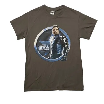 Buy Disney Store The Falcon And The Winter Soldier Grey S/S T-Shirt Mens Small • 7.42£