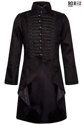 Buy Ro Rox Evander Tailcoat Long Coat Gothic Victorian Medieval Cosplay Jacket • 44£