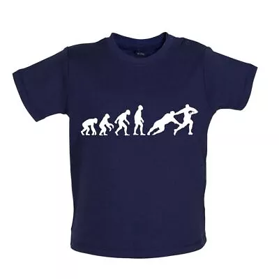 Buy Evolution Of Man Rugby - Baby T-Shirt / Babygrow - 6 Nations Six League Union • 10.95£