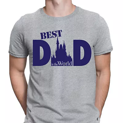 Buy Best Dad In The World Castle Cinderella Father Parent World Mens T-Shirts Top #D • 13.49£