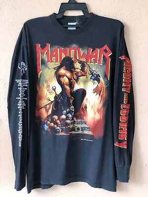 Buy Vintage 90's Manowar Agony And Ecstacy Shirt  • 126.48£