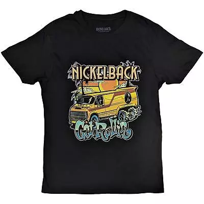 Buy Nickelback Unisex T-Shirt: Get Rollin' OFFICIAL NEW  NEXT DAY DELIVERY • 19.60£