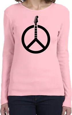 Buy Guitar Peace Ladies Long Sleeve Shirt • 18.15£