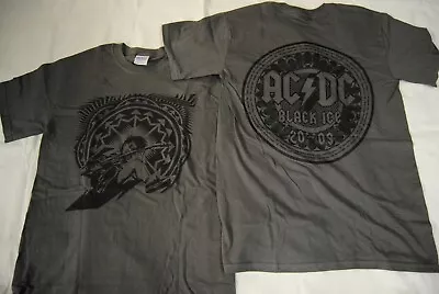 Buy Ac/dc Cartoon Angus Black Ice Tour 2009 T Shirt New Official Back In Tnt Rare • 9.99£
