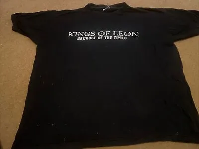 Buy Kings Of Leon Because Of The Times Tour T-shirt Uk • 30£