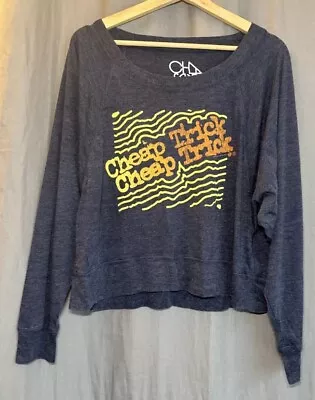 Buy Chaser NWT Anthropologie Cheap Trick Blue Long Sleeve Women’s Size Small • 37.79£