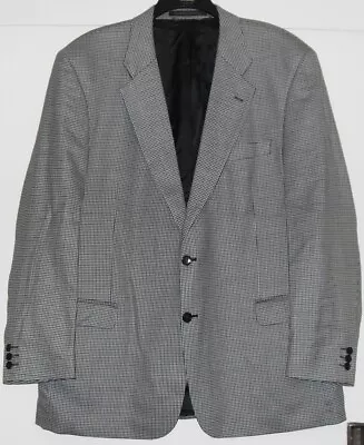 Buy Vintage Wool And Silk Houndstooth Smart Jacket, 46'' Chest • 8.99£