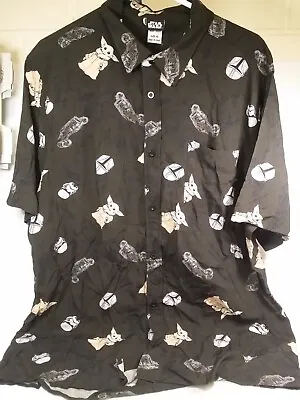 Buy Star Wars Mandalorian Shirt Collared Gorgu Viscose XL Razor Crest BNWT • 18.86£