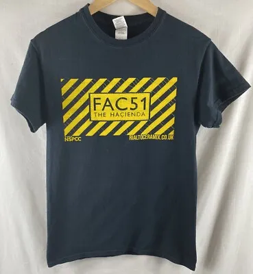 Buy Fac 51 Hacienda T Shirt Small Size S Black Madchester Manchester Factory Records • 12.95£