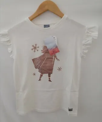 Buy Next Frozen T-Shirts Kids Girls Short Sleeve Summer Tops Sparkle • 8.99£