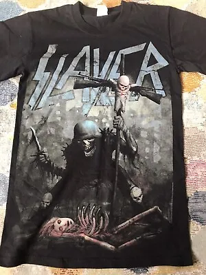 Buy Slayer T Shirt Rare Rock Metal Merch Band Tee Size Small • 12.50£