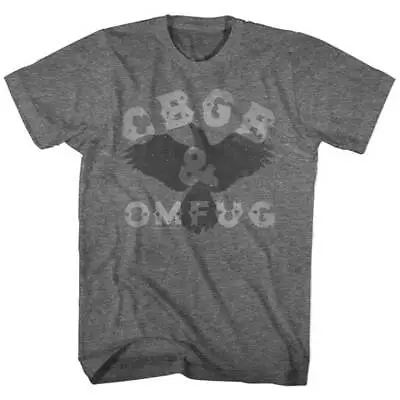 Buy CBGB Home Of Underground Rock Black Crow Adult T Shirt Punk Rock Music Merch • 40.75£