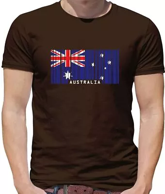 Buy Australia Barcode Flag - Mens T-Shirt - Oz Canberra Flags Country • 13.95£