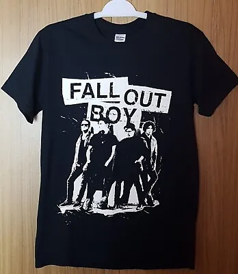Buy Fall Out Boy Save Rock & Roll Tour 2014 Cotton Ring Spun Black Tshirt Ukm  • 35£