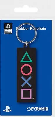 Buy Playstation Shapes Rubber Keychain / Merchandise - New Merch - B300z • 3.89£