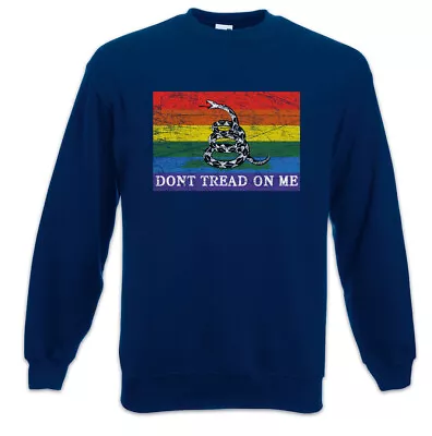 Buy Dont Tread On Me Pride Flag Sweatshirt Pullover Gadsden Fun Gay Homosexual • 34.74£