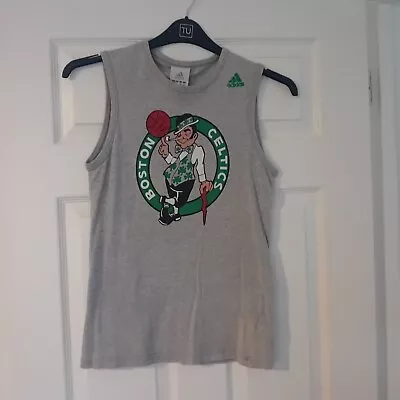 Buy Adidas Boston Celtics NBA Merch Tank Top Vest Top Size Large Uk 12 14 • 15£