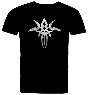 Buy Gary Numan Silver Exile Logo Black Cotton T Shirt • 13£