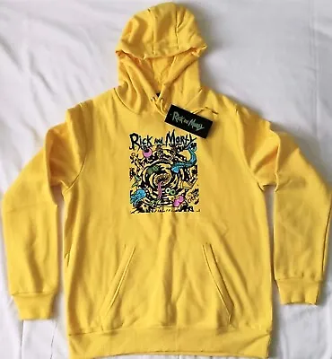 Buy Size L - Official Rick And Morty Mens Top Hoodie • 19.99£