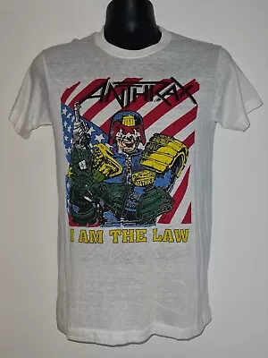 Buy Anthrax T Shirt Size Small Vintage Shirt Modern Print Thrash Metal Rock Band • 35£