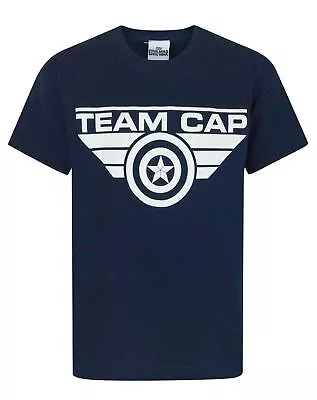 Buy Marvel Blue Short Sleeved T-Shirt (Boys) • 8.99£