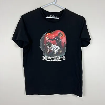 Buy Death Note Anime Black Graphic Casual Crew Neck Tee T Shirt Men's XL Extra Large • 12.39£