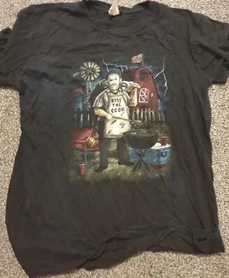 Buy The Texas Chainsaw Massacre T Shirt Horror Movie Film Merch Tee Size Large TCM • 13.50£