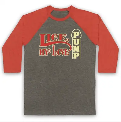 Buy Lick My Love Pump Spinal Tap Unofficial Comedy Rock 3/4 Sleeve Baseball Tee • 23.99£