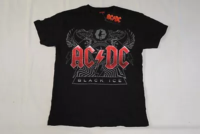 Buy Ac/dc Black Ice Album Cover Ladies T Shirt New Official Rock Band • 10.99£