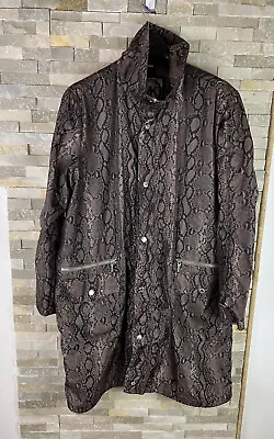 Buy Michael Kors Women’s Size L Snake Skin Lightweight Coat Jacket  • 25.99£
