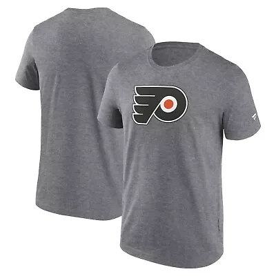 Buy NHL Philadelphia Flyers Primary Logo Graphic Sport T-Shirt Grey • 30.22£
