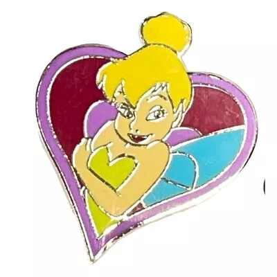 Buy Tinkerbell Fairy Disney Trading Pin Peter Pan Heart Lapel Pin Brooch Jewelry Pin • 7.58£