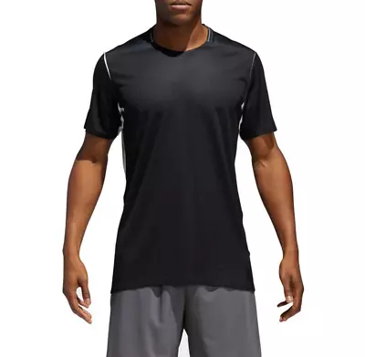 Buy Adidas Men's Running T-Shirt (Size S) Black TKO UV Short Sleeve T-Shirt - New • 14.99£