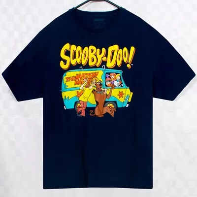 Buy Hanna-Barbera Scooby-Doo And The Gang Mystery Machine T Shirt Size L Blue • 9.44£