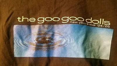 Buy The Goo Goo Dolls Rare 2004-05 New Year's Eve Tour T-shirt Large Temecula CA • 22.75£