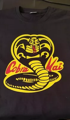 Buy Cobra Kai T-SHIRT - Karate Kid Snake Kobra No Mercy Retro 80s Martial Arts  • 8.50£