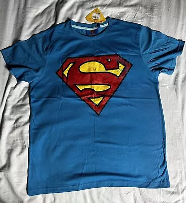Buy Superman Mens T-shirt New With Tags XL • 10.99£